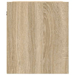 Veggmontert Nattbord Sonoma Eik 38X34X40 Cm