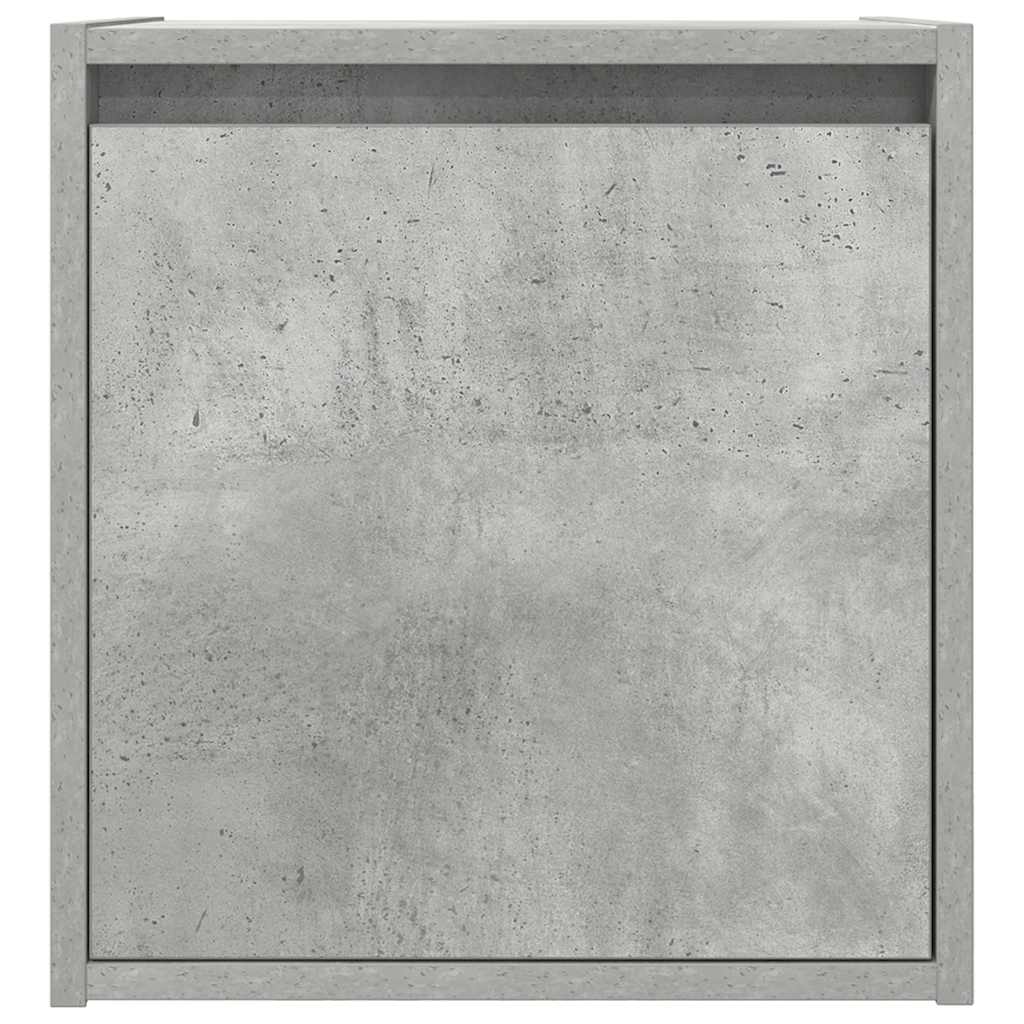 Veggmontert Nattbord Betonggrå 38X34X40 Cm