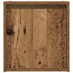 Veggmonterte Nattbord 2 Stk Gammelt Tre 38X34X40 Cm