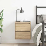 Veggmontert Nattbord Sonoma Eik 38X34X40 Cm