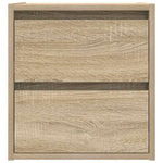 Veggmontert Nattbord 2 Stk Sonoma Eik 38X34X40 Cm