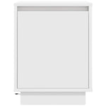 Nattskap Med Led-Lys Hvit 38X34X50 Cm