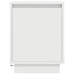 Nattskap Med Led-Lys 2 Stk Hvit 38X34X50 Cm