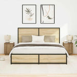 Nattbord Med Led 2 Stk Artisan Eik 38X34X50 Cm