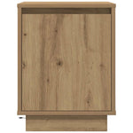 Nattbord Med Led 2 Stk Artisan Eik 38X34X50 Cm