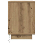 Nattbord Med Led 2 Stk Artisan Eik 38X34X50 Cm