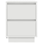 Nattskap Med Led-Lys 2 Stk Hvit 38X34X50 Cm