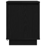 Nattskap Med Led-Lys Sort 38X34X50 Cm