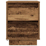 Nattskap Med Led-Lys 2 Stk Gammelt Tre 38X34X50 Cm