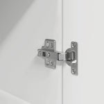 Nattbord 2 Stk Hvit 39X35X65 Cm Konstruert Tre
