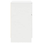 Nattbord 2 Stk Hvit 39X35X65 Cm Konstruert Tre