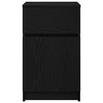 Nattbord 2 Stk Svart 39X35X65 Cm Konstruert Tre
