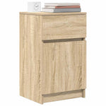 Nattbord Sonoma Eik 39X35X65 Cm Konstruert Tre