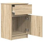 Nattbord Sonoma Eik 39X35X65 Cm Konstruert Tre