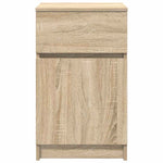 Nattbord Sonoma Eik 39X35X65 Cm Konstruert Tre