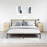 Nattbord 2 Stk Sonoma Eik 39X35X65 Cm Konstruert Tre