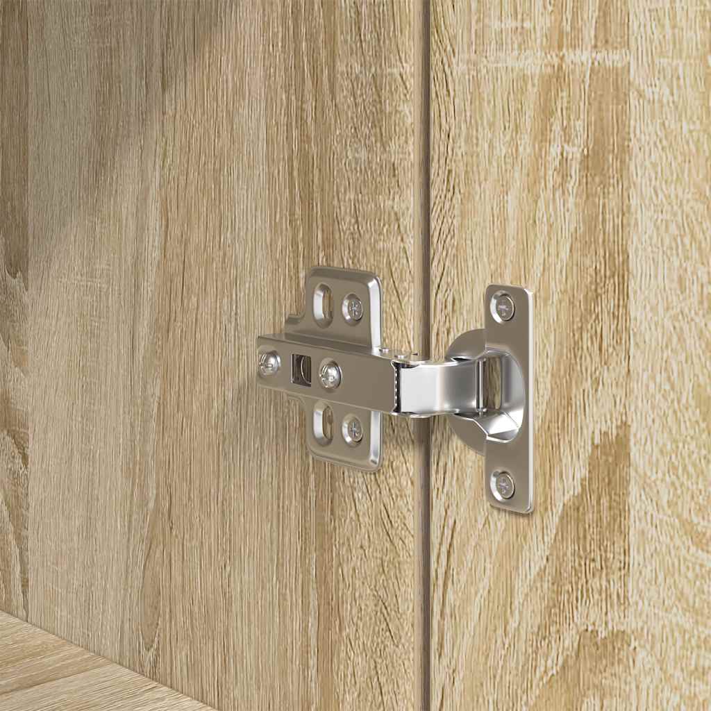 Nattbord 2 Stk Sonoma Eik 39X35X65 Cm Konstruert Tre