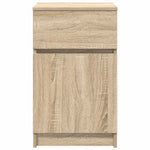 Nattbord 2 Stk Sonoma Eik 39X35X65 Cm Konstruert Tre