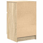 Nattbord 2 Stk Sonoma Eik 39X35X65 Cm Konstruert Tre