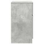 Nattbord 2 Stk Betonggrå 39X35X65 Cm Konstruert Tre