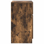 Nattbord 2 Stk Røkt Eik 39X35X65 Cm Konstruert Tre