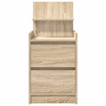 Nattskap Med 2 Skuffer 2 Stk Sonoma Eik 38X34X80 Cm