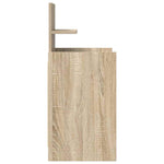 Nattskap Med 2 Skuffer 2 Stk Sonoma Eik 38X34X80 Cm