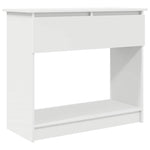 Konsollbord Med Skuffer Hvit 85,5X38,5X74,5 Cm