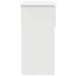 Konsollbord Med Skuffer Hvit 85,5X38,5X74,5 Cm