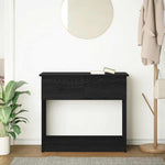 Konsollbord Med Skuffer Svart 85,5X38,5X74,5 Cm