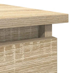 Konsollbord Med Skuffer Sonoma Eik 85,5X38,5X74,5 Cm