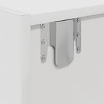 Tv-Benker 2 Stk Hvit 60X31X25,5 Cm Konstruert Tre