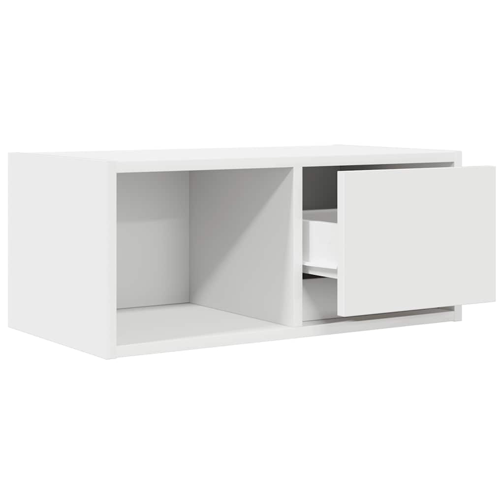 Tv-Benker 2 Stk Hvit 60X31X25,5 Cm Konstruert Tre
