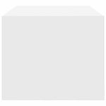 Tv-Benker 2 Stk Hvit 60X31X25,5 Cm Konstruert Tre