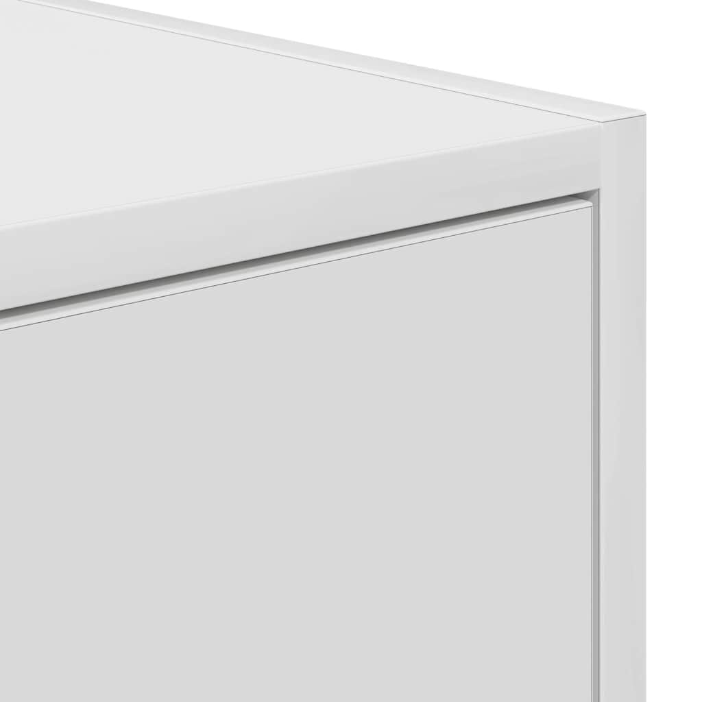 Tv-Benker 2 Stk Hvit 60X31X25,5 Cm Konstruert Tre