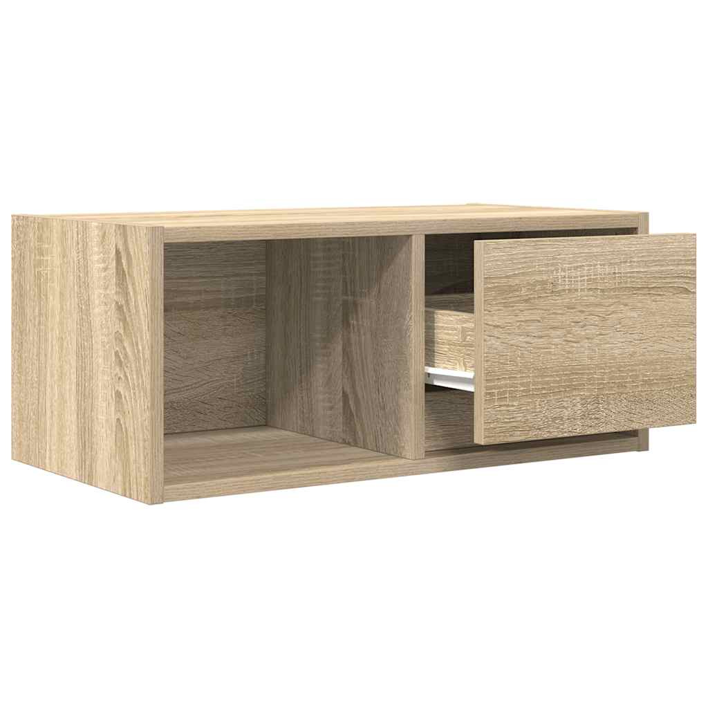 Tv-Benker 2 Stk Sonoma Eik 60X31X25,5 Cm Konstruert Tre