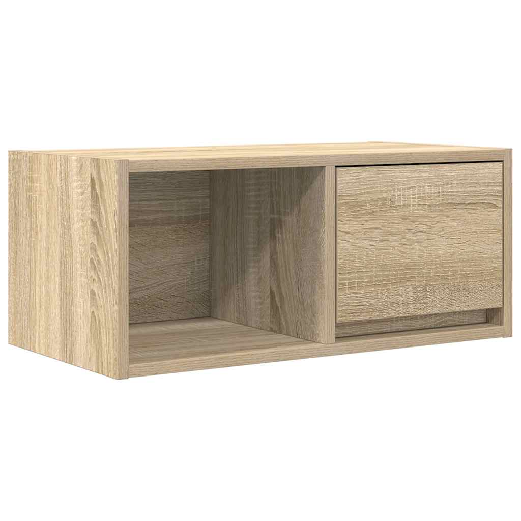 Tv-Benker 2 Stk Sonoma Eik 60X31X25,5 Cm Konstruert Tre