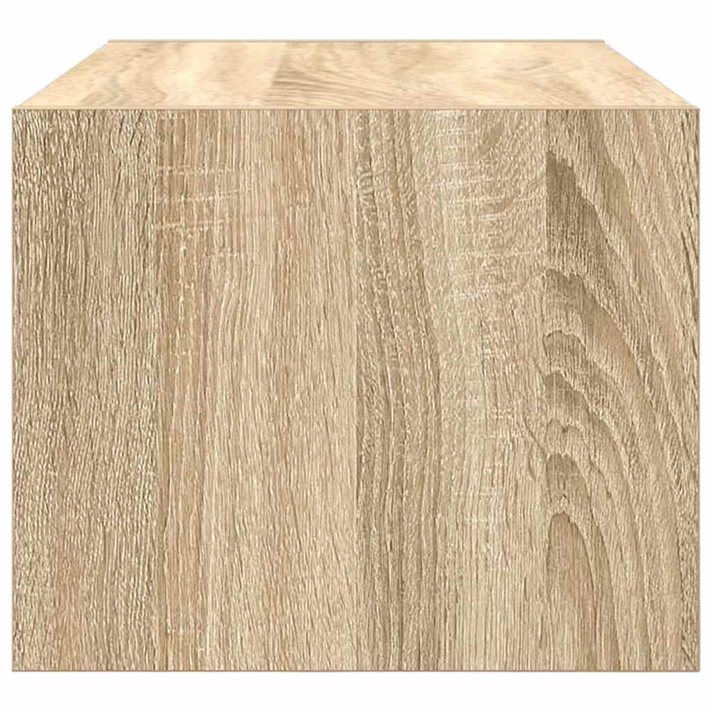 Tv-Benker 2 Stk Sonoma Eik 60X31X25,5 Cm Konstruert Tre