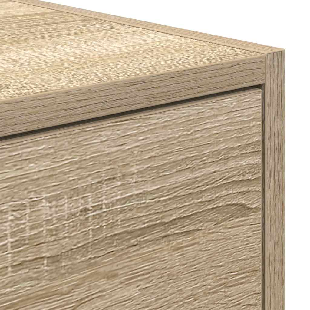 Tv-Benker 2 Stk Sonoma Eik 60X31X25,5 Cm Konstruert Tre