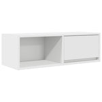 Tv-Benker 2 Stk Hvit 80X31X25,5 Cm Konstruert Tre