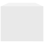 Tv-Benker 2 Stk Hvit 80X31X25,5 Cm Konstruert Tre