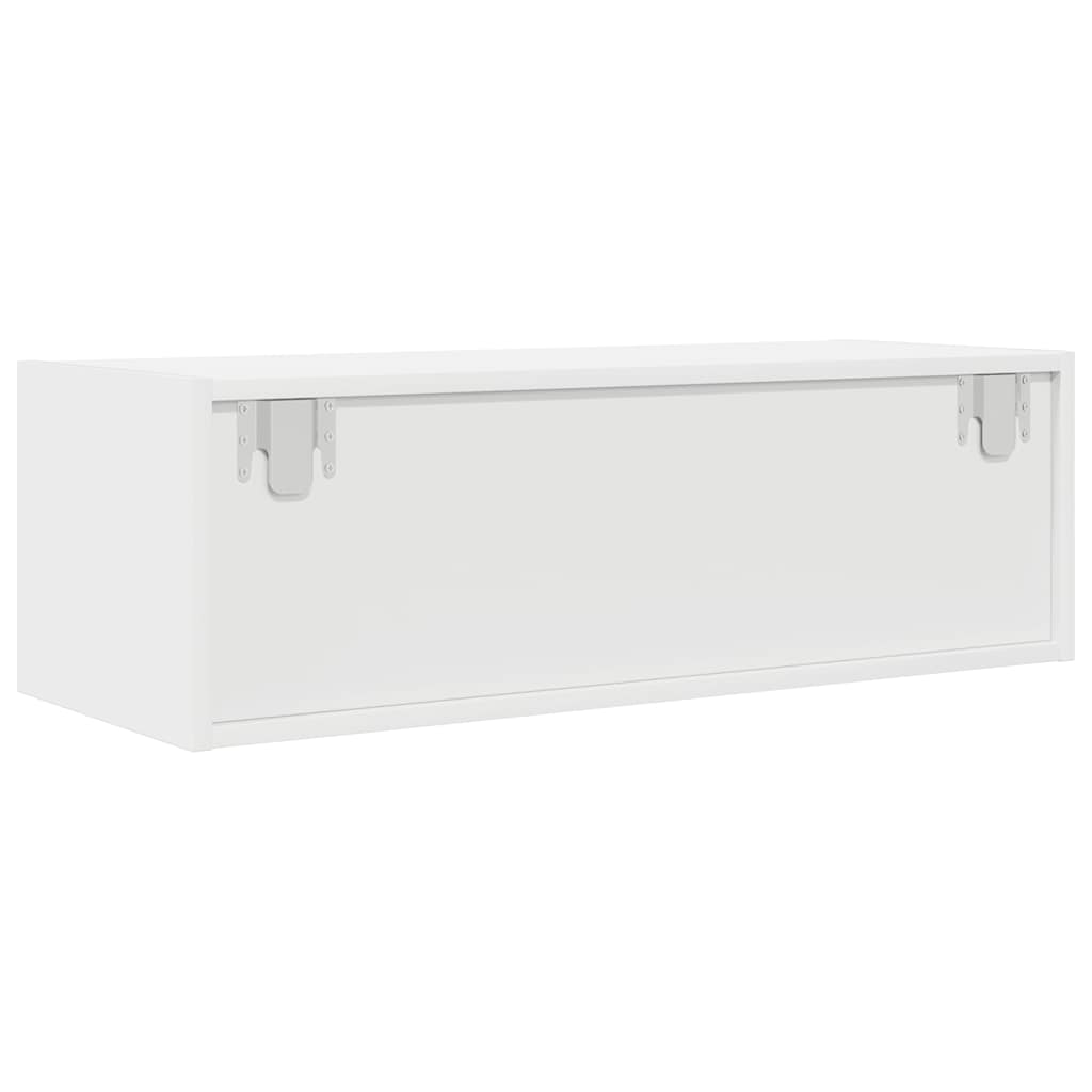 Tv-Benker 2 Stk Hvit 80X31X25,5 Cm Konstruert Tre