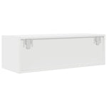 Tv-Benker 2 Stk Hvit 80X31X25,5 Cm Konstruert Tre
