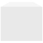 Tv-Benker 2 Stk Hvit 100X31X25,5 Cm Konstruert Tre