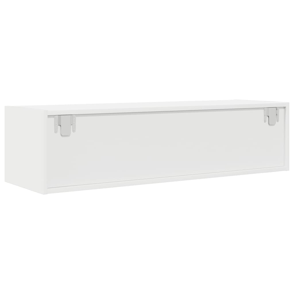 Tv-Benker 2 Stk Hvit 100X31X25,5 Cm Konstruert Tre