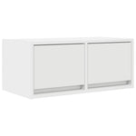 Tv-Benker 2 Stk Hvit 60X31X25,5 Cm Konstruert Tre