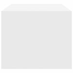 Tv-Benker 2 Stk Hvit 60X31X25,5 Cm Konstruert Tre