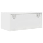 Tv-Benker 2 Stk Hvit 60X31X25,5 Cm Konstruert Tre