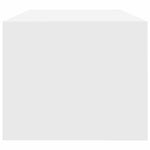 Tv-Benker 2 Stk Hvit 80X31X25,5 Cm Konstruert Tre