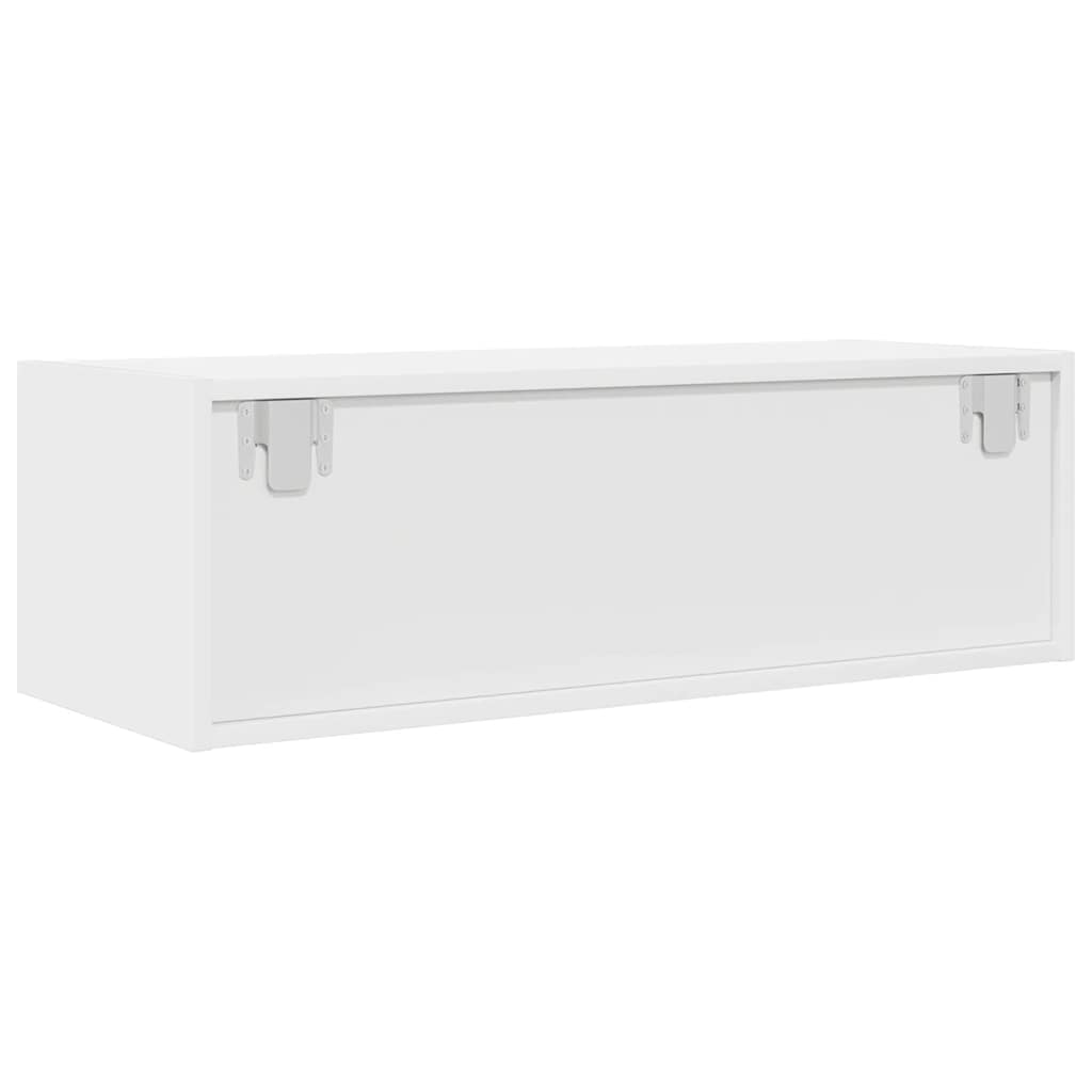 Tv-Benker 2 Stk Hvit 80X31X25,5 Cm Konstruert Tre